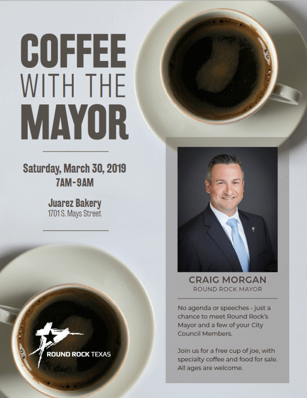 Round Rock to host second Coffee with the Mayor