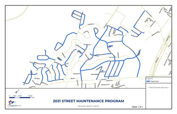 City Council approves street maintenance contract for South Creek, Round Rock West subdivisions
