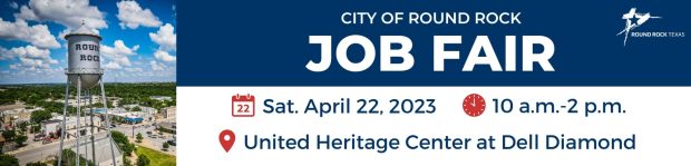 City of Round Rock to host job fair April 22